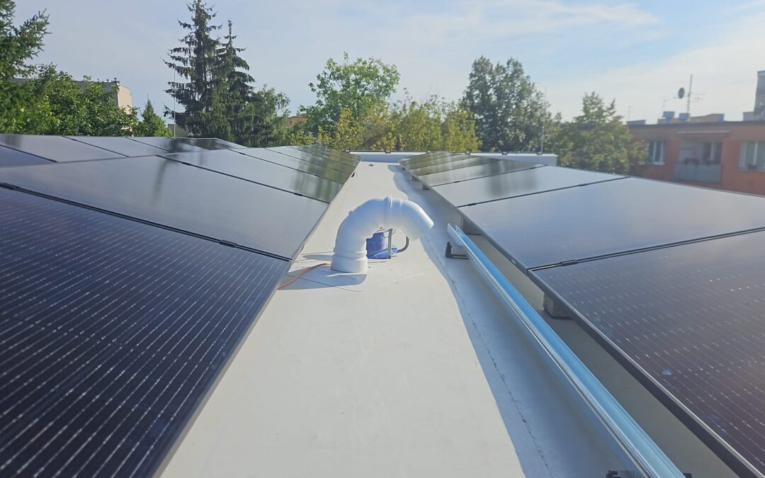 Instalace FVE a jímací soustavy pro ENBRA Plzeň